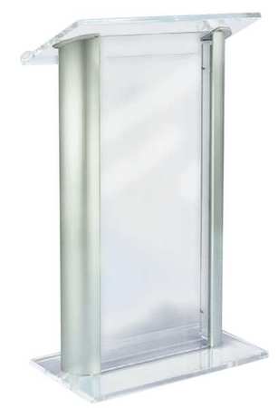 Lectern,clear Acrylic,47x27x16 In (1 Uni