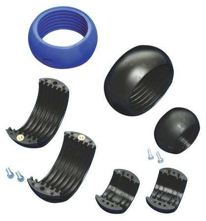 Tubing Protector,0.360in,black,polyamide