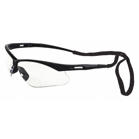 Safety Glasses,clear,+2.0,black (2 Units