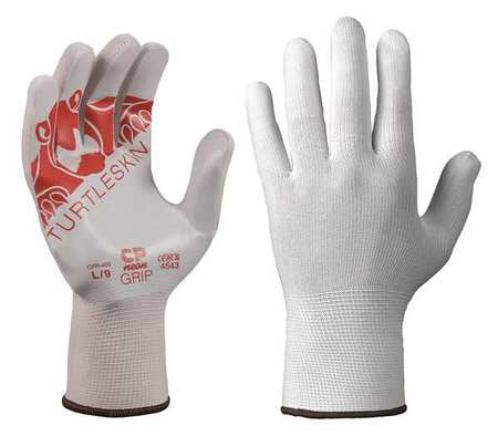 Cut Resistant Gloves,wht,pu,s,pr (1 Unit