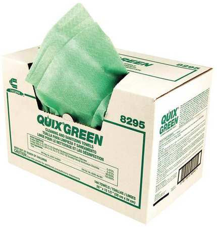 Disposable Wipes,144 Sheets,green,pk144