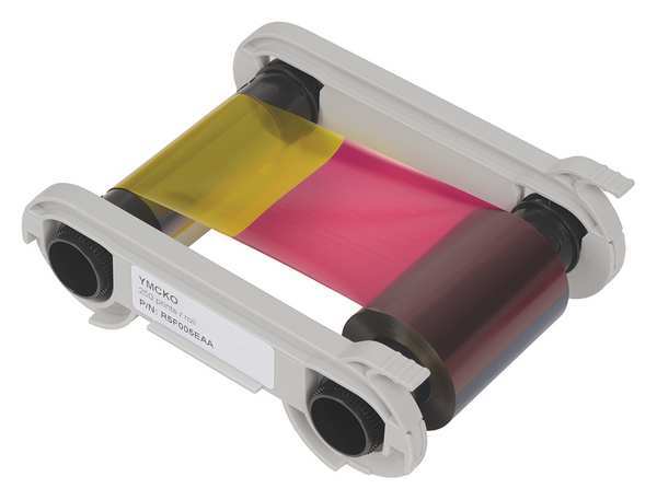 ID Card Printer Ribbon, 5 Panel, 300 DPI