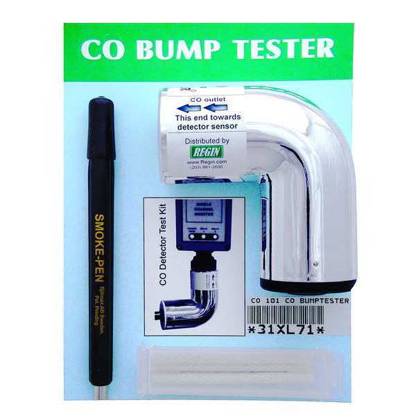 Carbon Monoxide Bump Tester,2 In. H (1 U