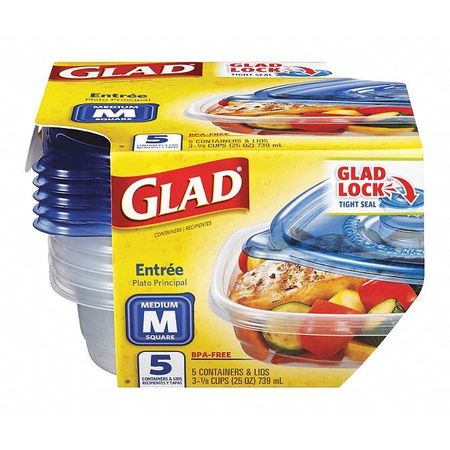 Container,entree,gladware,pk6 (1 Units I