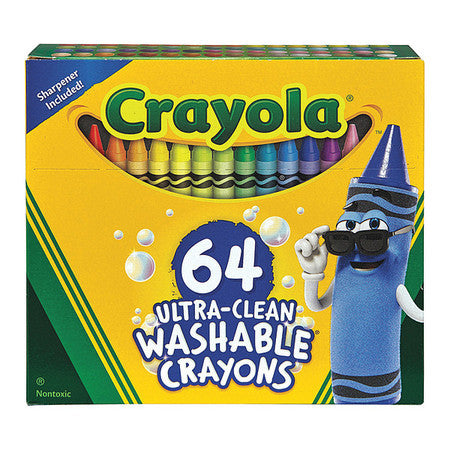 Crayons,washable,64,pk64 (1 Units In Pk)