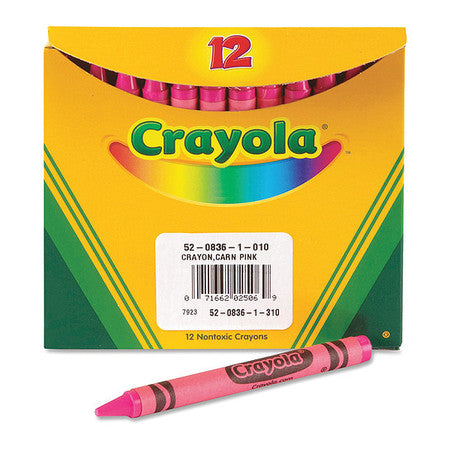 Crayons,bulk,12,carn Pink,pk12 (4 Units