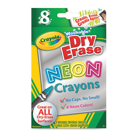 Crayons,dry Erase,8,pk8 (2 Units In Pk)