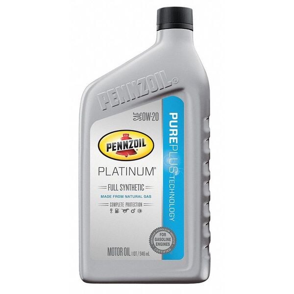 Engine Oil, 0W-20, Synthetic, 1 Qt.