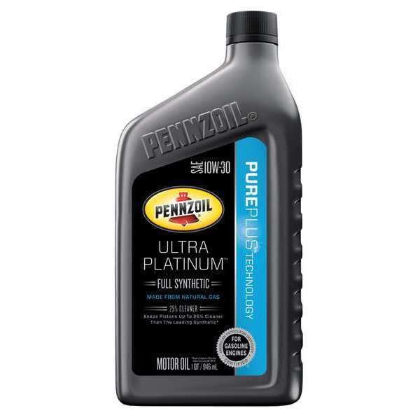 Engine Oil, 10W-30, Synthetic, Ultra Platinum, 1 Qt.