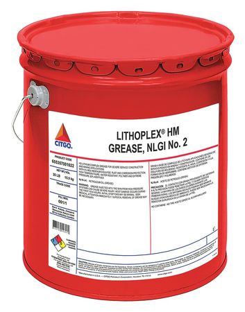 Grease,lithoplex Hm,gray,35 Lb. (1 Units