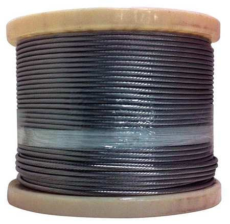 Cable,1/8 In.,1 X 19,250 Ft.,720 Lb. (1