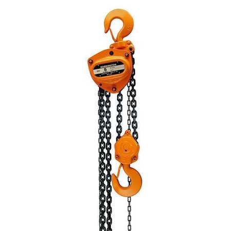 Manual Chain Hoist,16000 Lb.,8 Ft. (1 Un