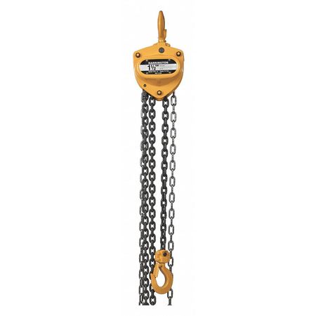 Manual Chain Hoist,3000 Lb.,8 Ft. (1 Uni
