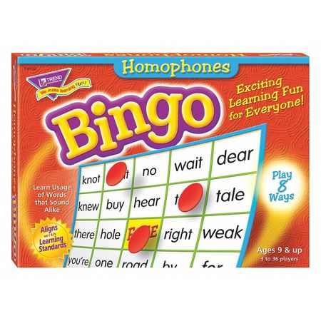Homonyms Bingo Game (1 Units In Ea)
