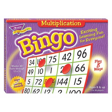 Multiplication Bingo Learning Game (1 Un