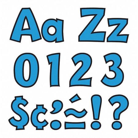 Letters,playful,4",blue,216 Pcs,pk3 (2 U