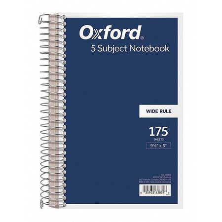 Notebook,wirebnd,5sub,9.5x6 (1 Units In