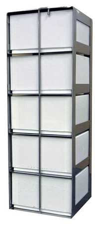 Inventory Rack,holds 5 Boxes,ss (1 Units
