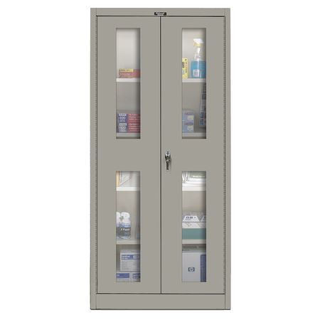 Shelving Cabinet,72" H,48" W,gray (1 Uni