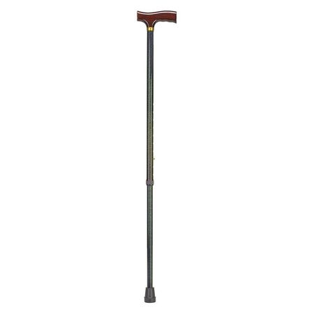 Adjustable Cane,derby-top,wood,green Ice