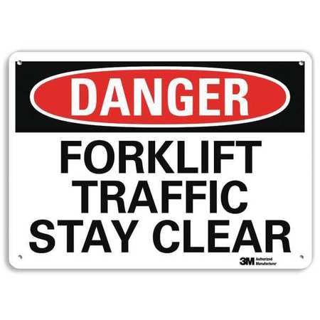 Danger Sign,14" W,10" H,0.040" Thickness