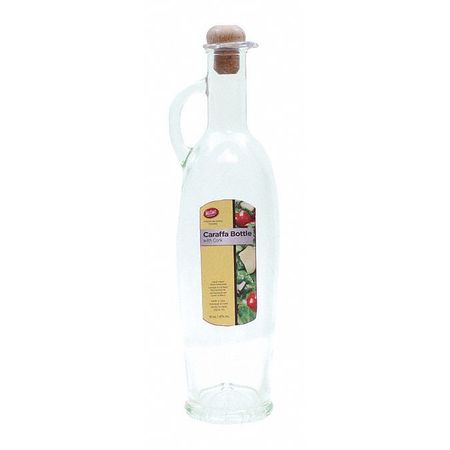Caraffa Grn Tinted Glass Bottle W/c,16oz