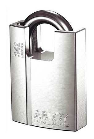 Government Padlock,2-15/64"w (1 Units In