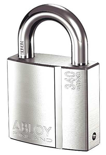 Padlock, Keyed Alike, Standard Shackle, Rectangular Hardened Steel Body, Hardened Steel Shackle