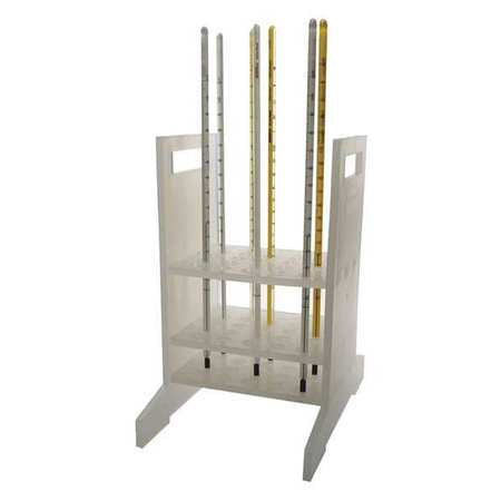 Polyproylene Thermometer Rack,holds 25 (