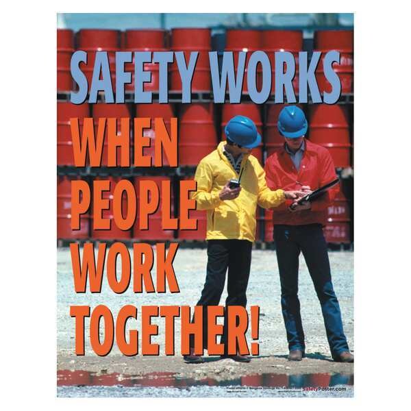 Safety Poster, Safety Works When, ENG