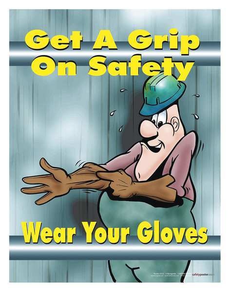 Safety Poster, Get A Grip On Safety, ENG