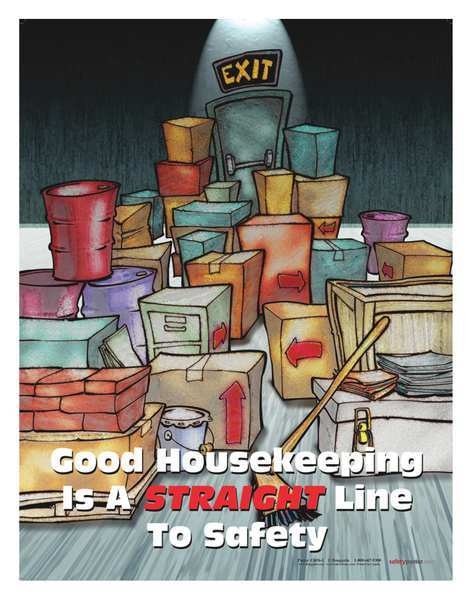 Safety Poster, Good Housekeeping Is A, ENG