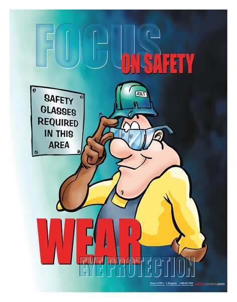 Safety Pstr, Focus On Safety Wear, ENG