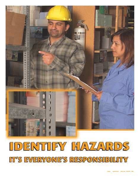 Safety Poster, Identify Hazards - Its, ENG