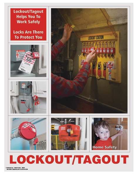 Safety Pstr, Lockout/Tagout Helps You, ENG