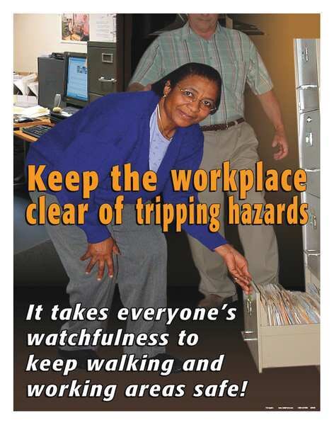 Safety Pstr, Keep The Workplace Clear, ENG