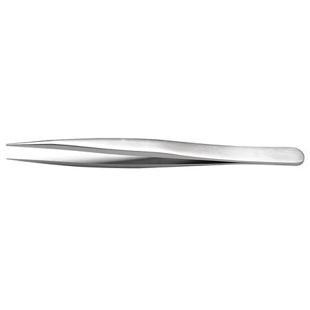 Tweezers,high Precision,4-3/4in,thick (1