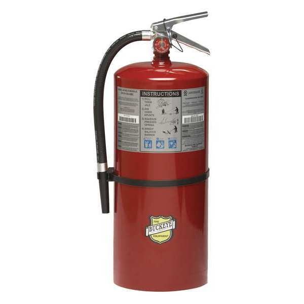 Fire Extinguisher, 10A:120B:C, Dry Chemical, 20 lb