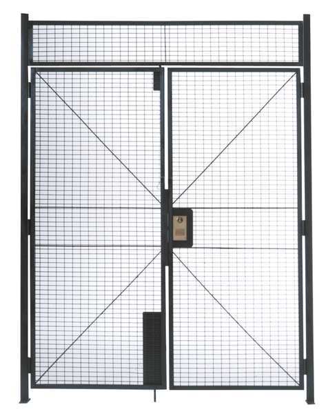 Double Hinged Gate, 6 ft x 7 ft 3-1/4 In