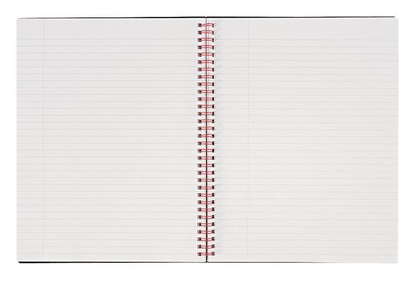 Notebook,11x8-1/2 In,black (1 Units In E