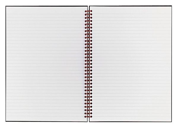 Notebook,11x8-1/2 In,black (1 Units In E