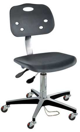 Ergo Chair,black,poly,static Control (1