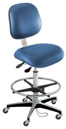 Chair,blue,vinyl,static Dissipative (1 U