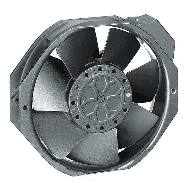 Axial Fan, 115V AC, 1 Phase, 654 cfm, 5 15/16 in W.