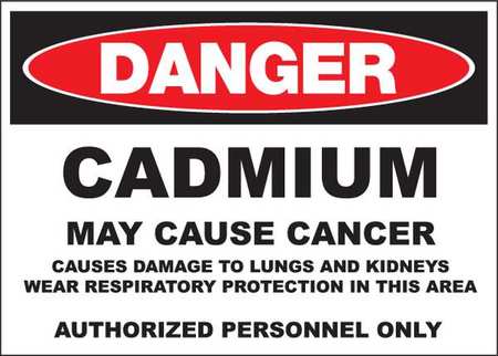 Danger Sign,10x14 In,r And Bk/wht,eng (1