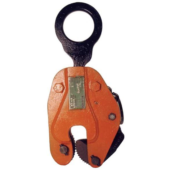 Plate Clamp, 2000 lb, Vertical, 0 to 3/4 In
