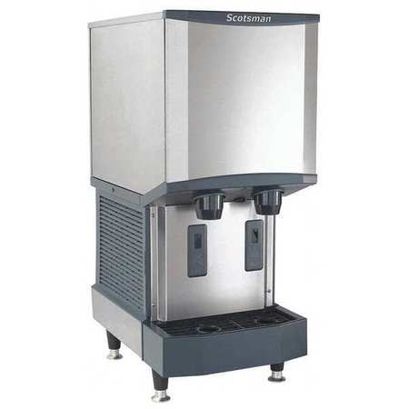 Ice Dispenser, Maker,35" H,makes 392 Lb.