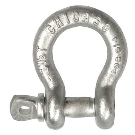 Anchor Shackle,plain,17/32 In. (1 Units