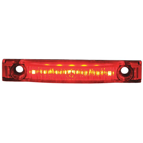 Clearance Marker Light, LED, 0.6In H, Red
