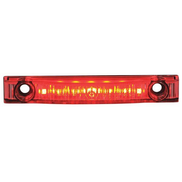 Clearance Marker Light, LED, Red/Clear
